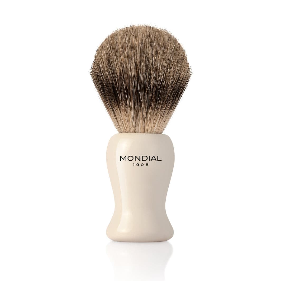Shaving Brush Baylis L - Best Badger, ivory resin handle