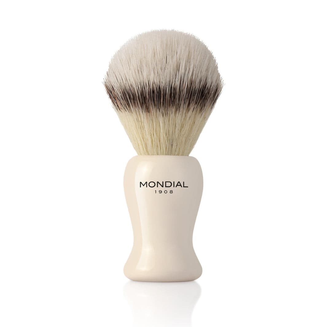 Shaving Brush Baylis L - Ecosilvertip, ivory resin handle