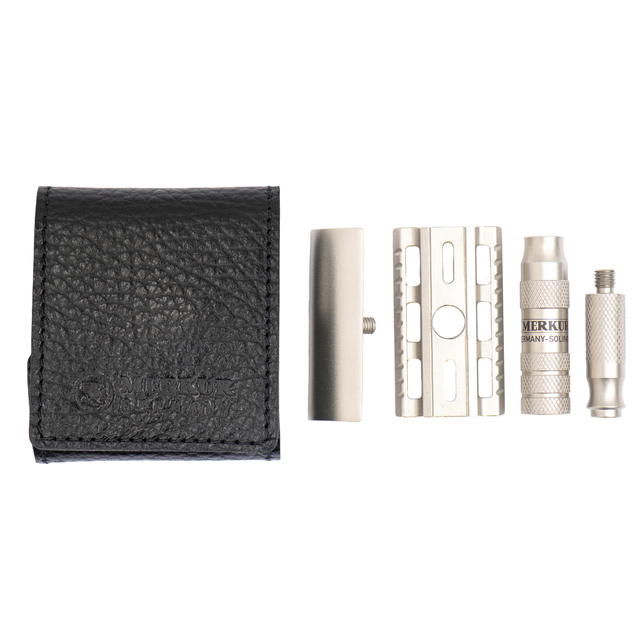 Safety Razor 933 INOX Travel Razor & Case