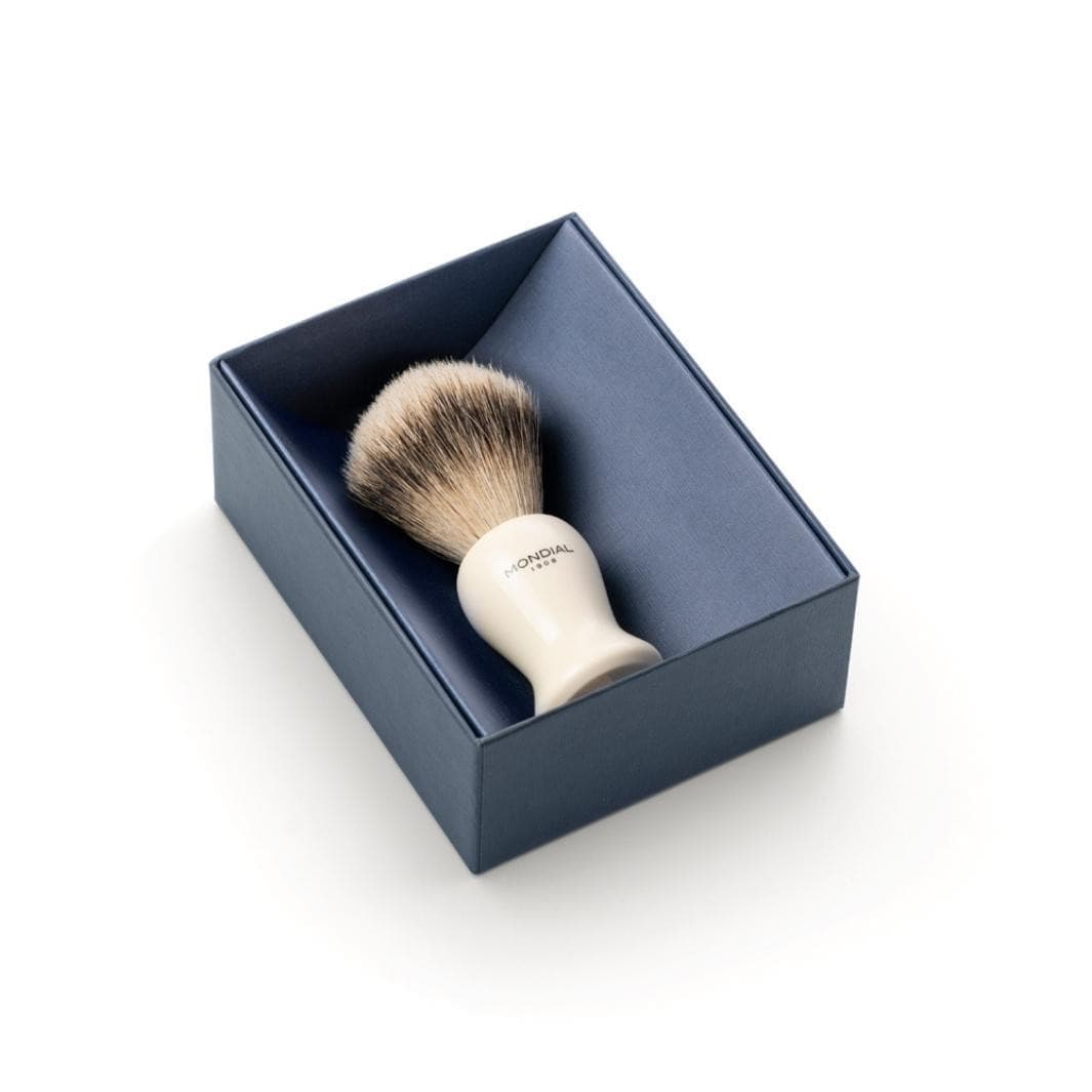 Shaving Brush Baylis L - Best Badger, ivory resin handle