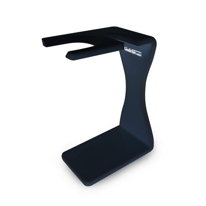 Stand for safety razor and brush black