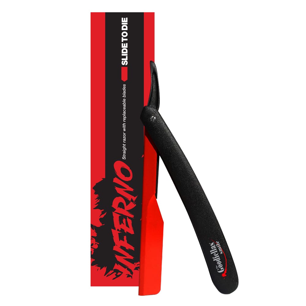 Straight Razor inferno for replaceable blades