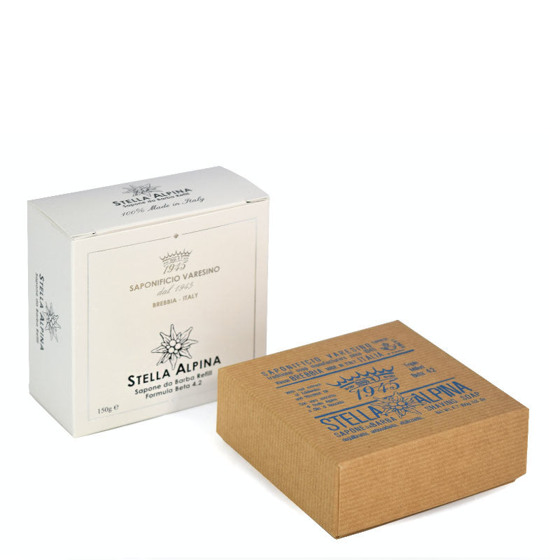 Shaving Soap Refill - Stella Alpina 4.2 - in cardboard